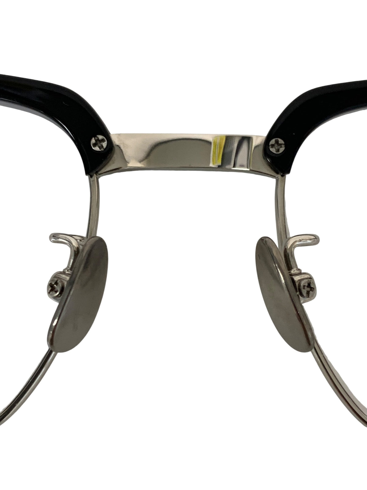 ユナイテッドアローズ 【別注】 KANEKO OPTICAL（金子眼鏡） Mont メガネ シルバー/ブラック コンビ フルリム サーモントブロー ITSEJJUPFWHE