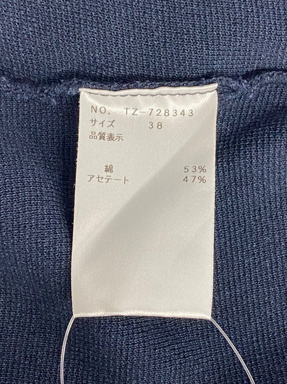 エムズグレイシー 728343 ニット セーター 38 ネイビー レース袖 ITZKR29O91H4