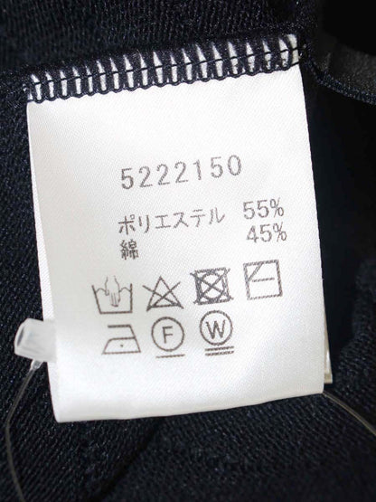 ルネ basic 5222150 カーディガン 36 ネイビー パール 襟 ITDWG35N93RJ