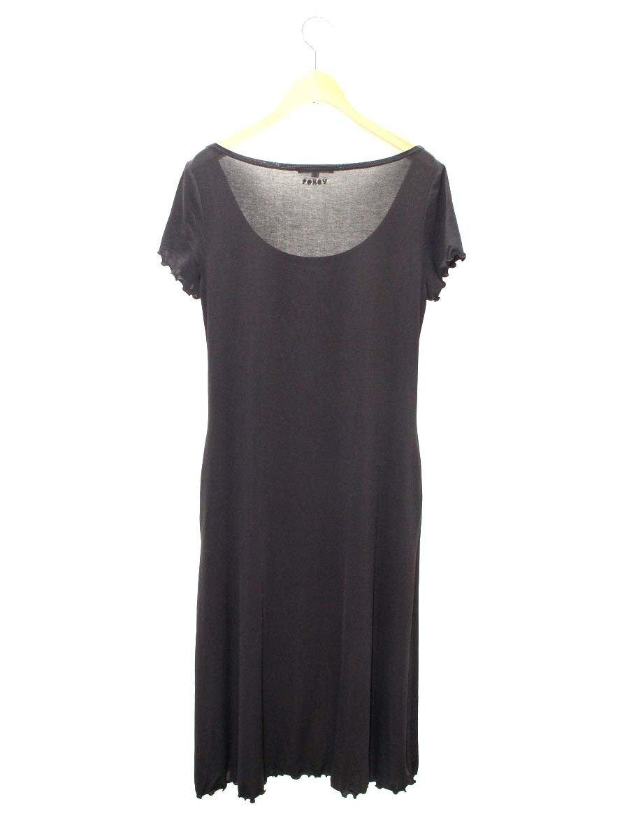 フォクシー 17550 ワンピース Ｍ ダークブラウン シャツワンピース ITY1L4R62SMI