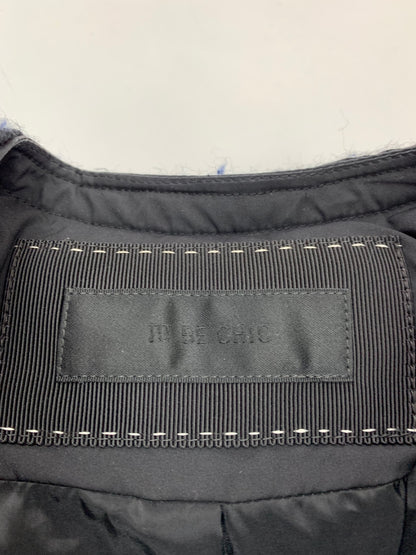 トゥービーシック  W5A03-246 コート 40 ブラック ツィード ビジュー ITBYSRSVC0OG