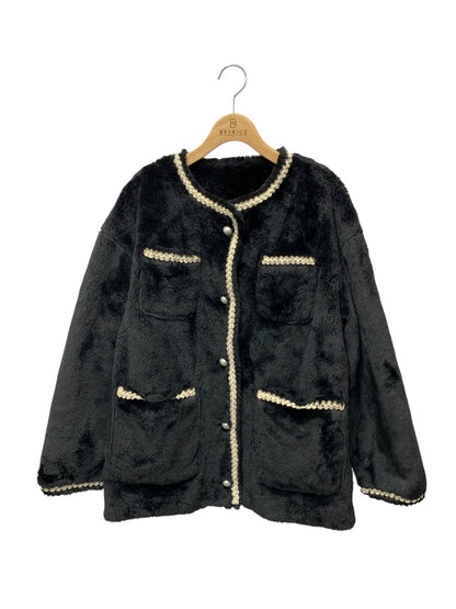 エムズグレイシー 396508 コート F ブラック エコファー IT6RYX46YLR4