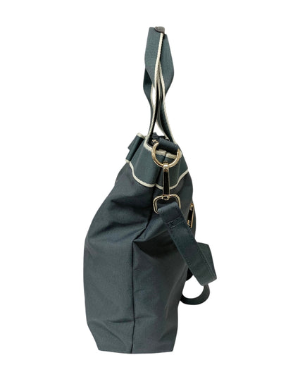 エムズグレイシー 394520 トートバッグ グレー リボン ロゴ刺繍 2way ITB0VEMHR9UG