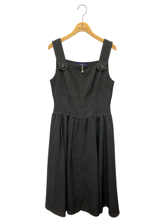 エムズグレイシー 311521 スカート 38 グレー ジャンパースカート フラワーボタン IT7S71OAIMY0 【SALE】