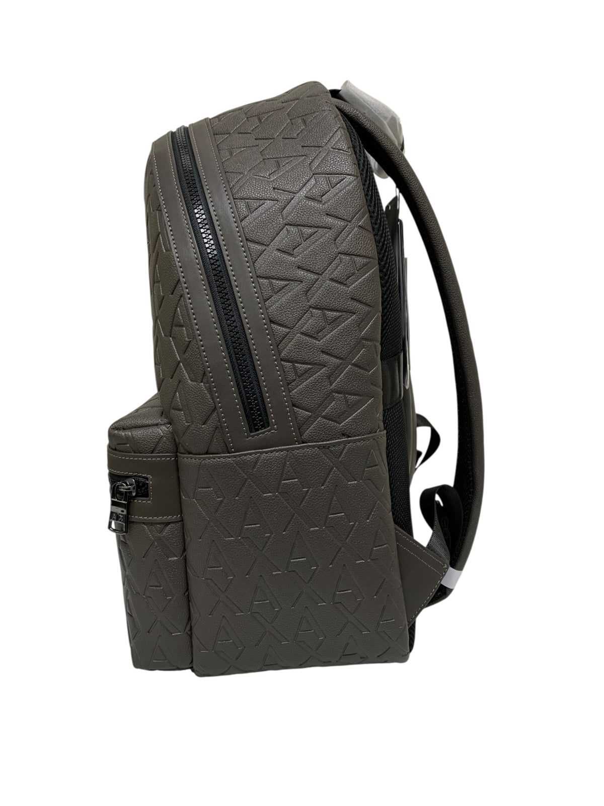 アルマーニエクスチェンジ オールオーバーエンボスロゴ バックパック XM000237/AF12133 ブラウン フェイクレザー ITJKXLTEE2PK