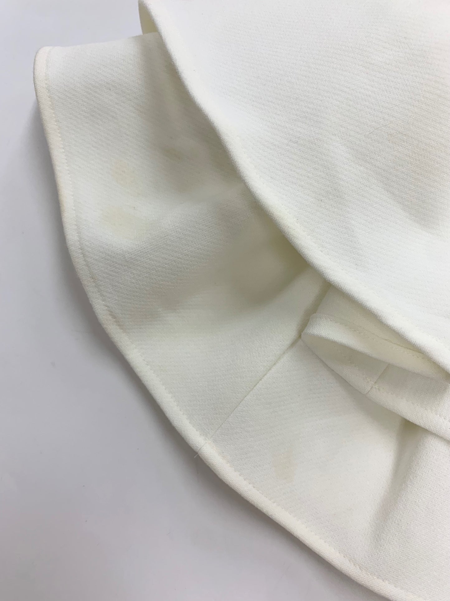 ヨーコチャン YCB-621-267 ブラウス 36 ホワイト ティアードスリーブ バックジップ パール ITZDCOB2FHKQ