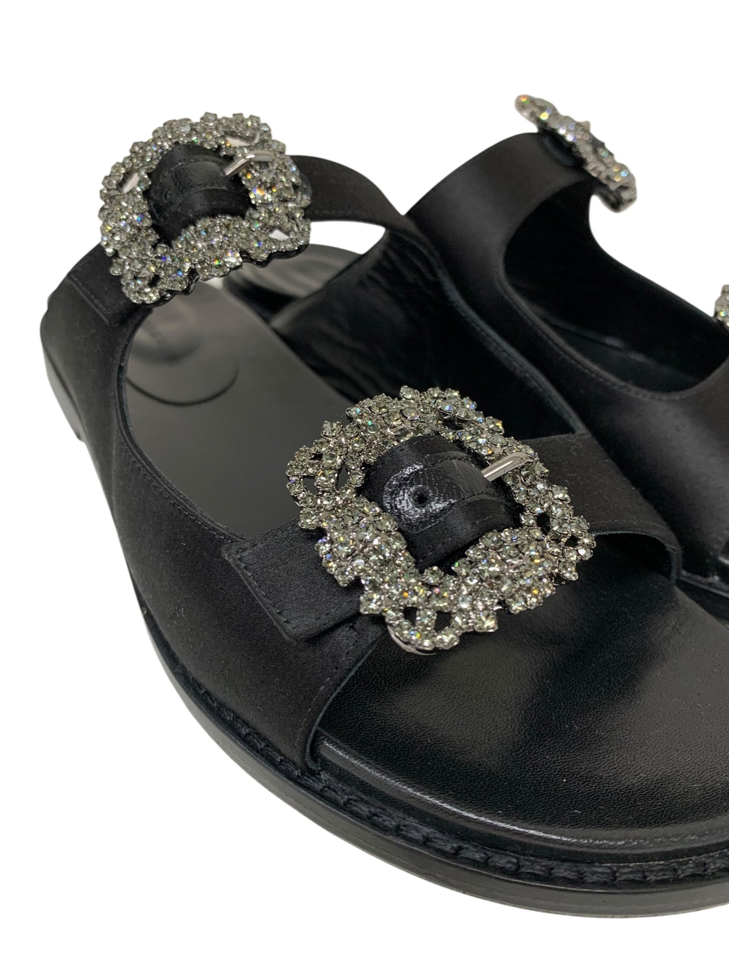 マノロブラニク STURLUSHANGI サンダル 38 ブラック ハンギシ ITMICIOS5RAS