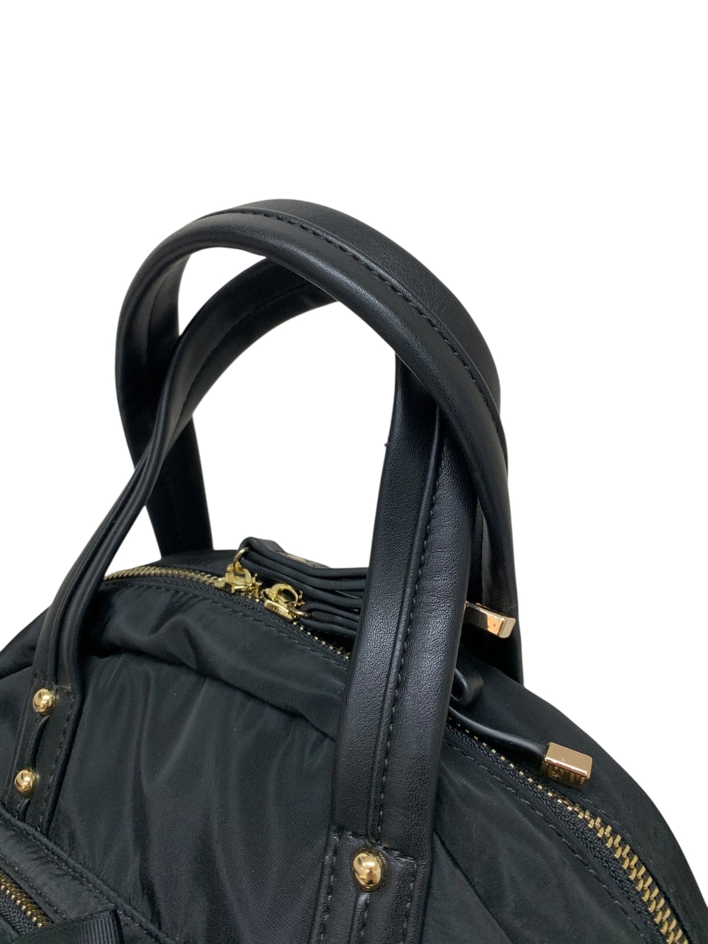 エムズグレイシー 294520 リュック ブラック バックパック ナイロン リボン ITYIIGUPM468