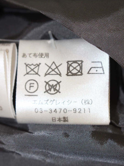 エムズグレイシー 011521 ワンピース 38 グレー スカラップ ジャンパースカート ITQI72WHV6QM
