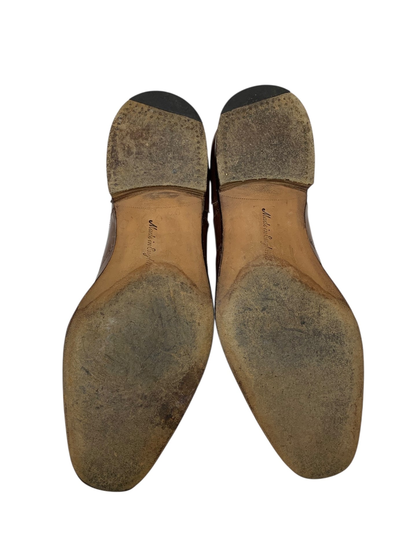 エドワードグリーン BEAULIEU ビューロー ビジネスシューズ 5 1/2 ブラウン 革 ウイングチップ IT1MHF981RUK