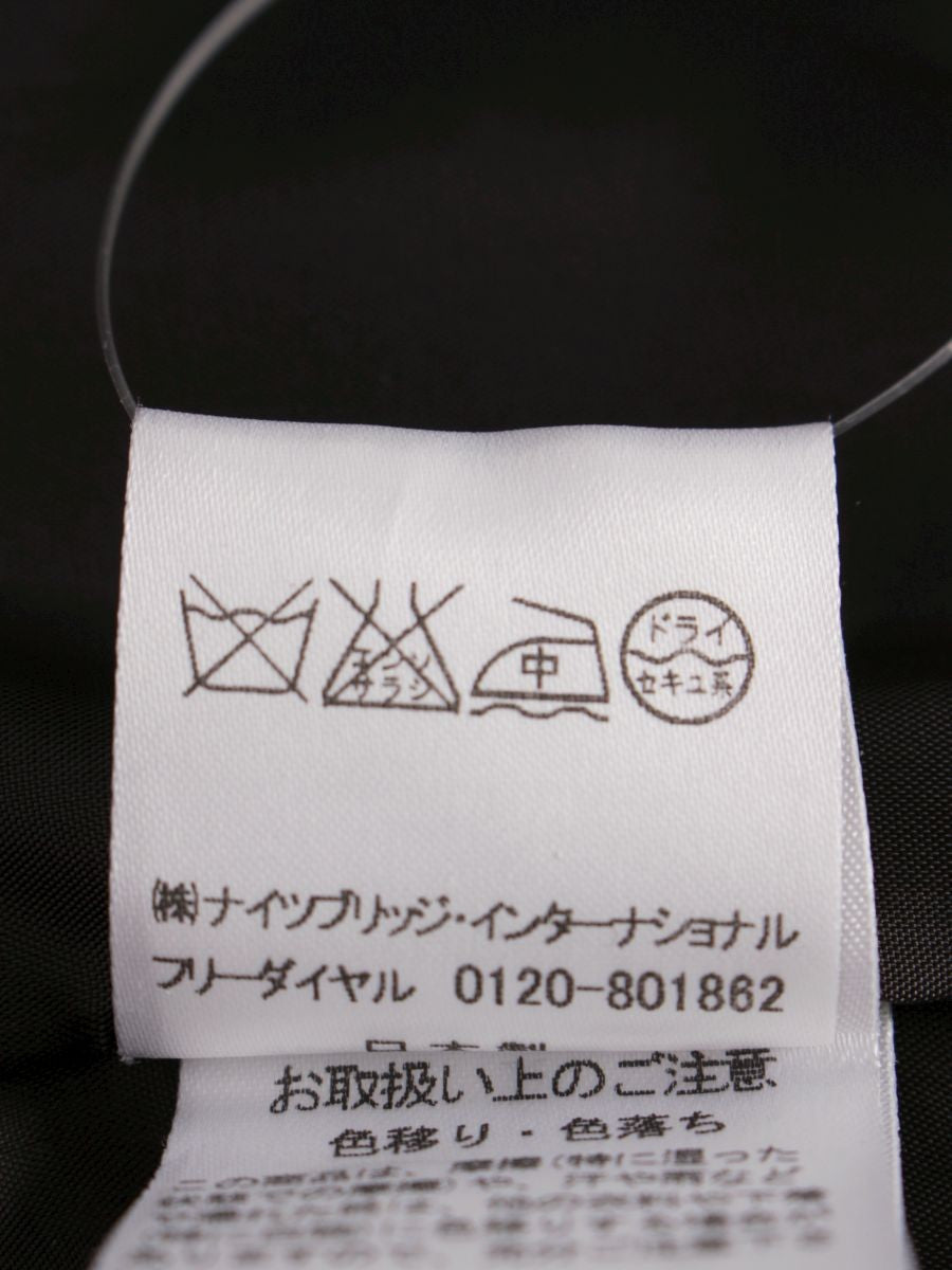 ハロッズ 10410028 ジャケット 2 ブラック ノーカラー フリル IT5GPWI8L5HU