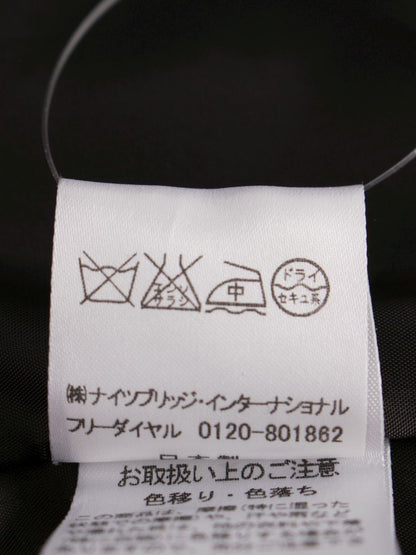 ハロッズ 10410028 ジャケット 2 ブラック ノーカラー フリル IT5GPWI8L5HU