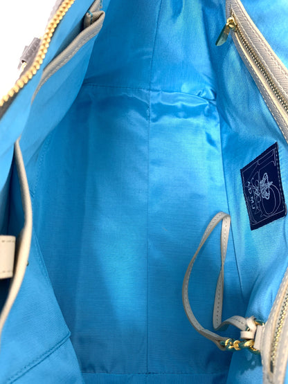 エーディーエムジェイ トートバッグ グレージュ ショルダー 2way レザー スワロフスキー IT1ML69CYCZU