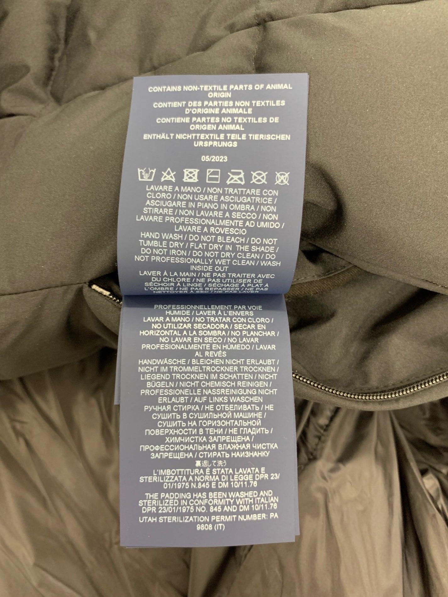 ヘルノ LAMINAR PI080DL-11106-9300 ダウンジャケット 40 ブラック ラミナー ナイロン IT5N4CZZI4RS