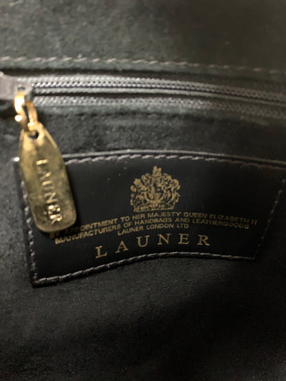 ロウナーロンドン ハンドバッグ ブラック エナメル ITYRXG3QDR1W