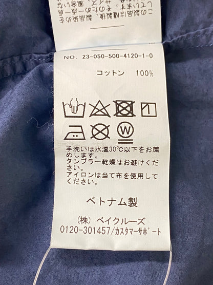 ミューズドゥドゥーズィエムクラス COTTON WASHシャツ 23-050-500-4120-1-0 F ネイビー 23SS IT64WA8MGHJM