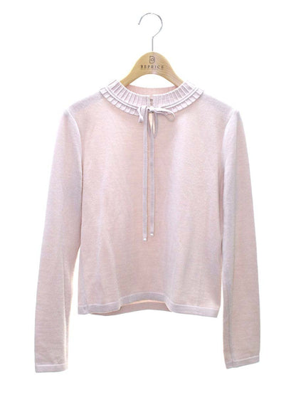 ルネ 5242070 34 ピンク ニット リボン パール IT0H5NWFKZWO