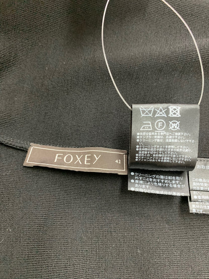 フォクシーブティック ディライト 42617 42 ブラック ニット ウール ラインストーン ITGEWH7BQC5Q
