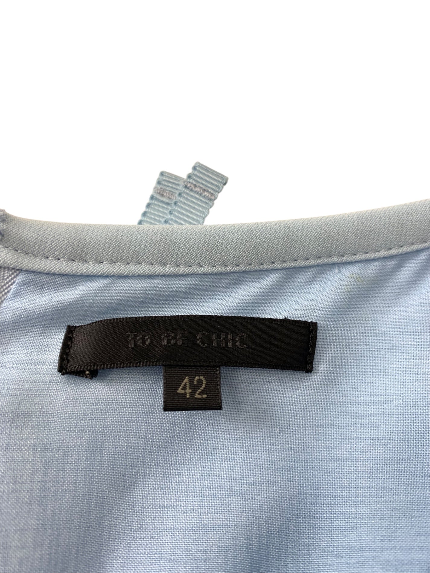 トゥービーシック W5J55-536-20 ワンピース 42 ブルー リボン ITQ8JBZFW7FG