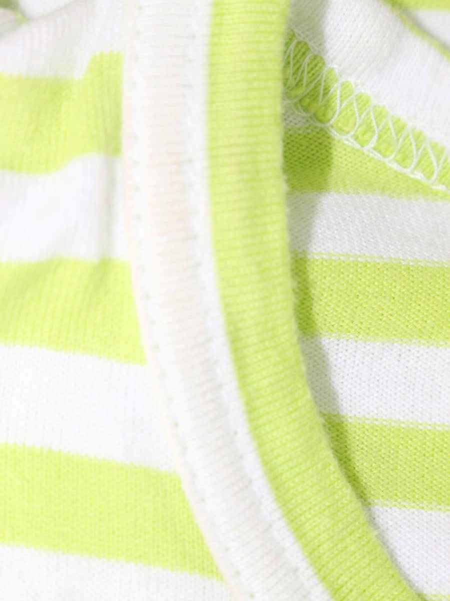 プレイコムデギャルソン AZ-T277 Tシャツ S グリーン ボーダー ハートモチーフ IT25P2GNXSBE