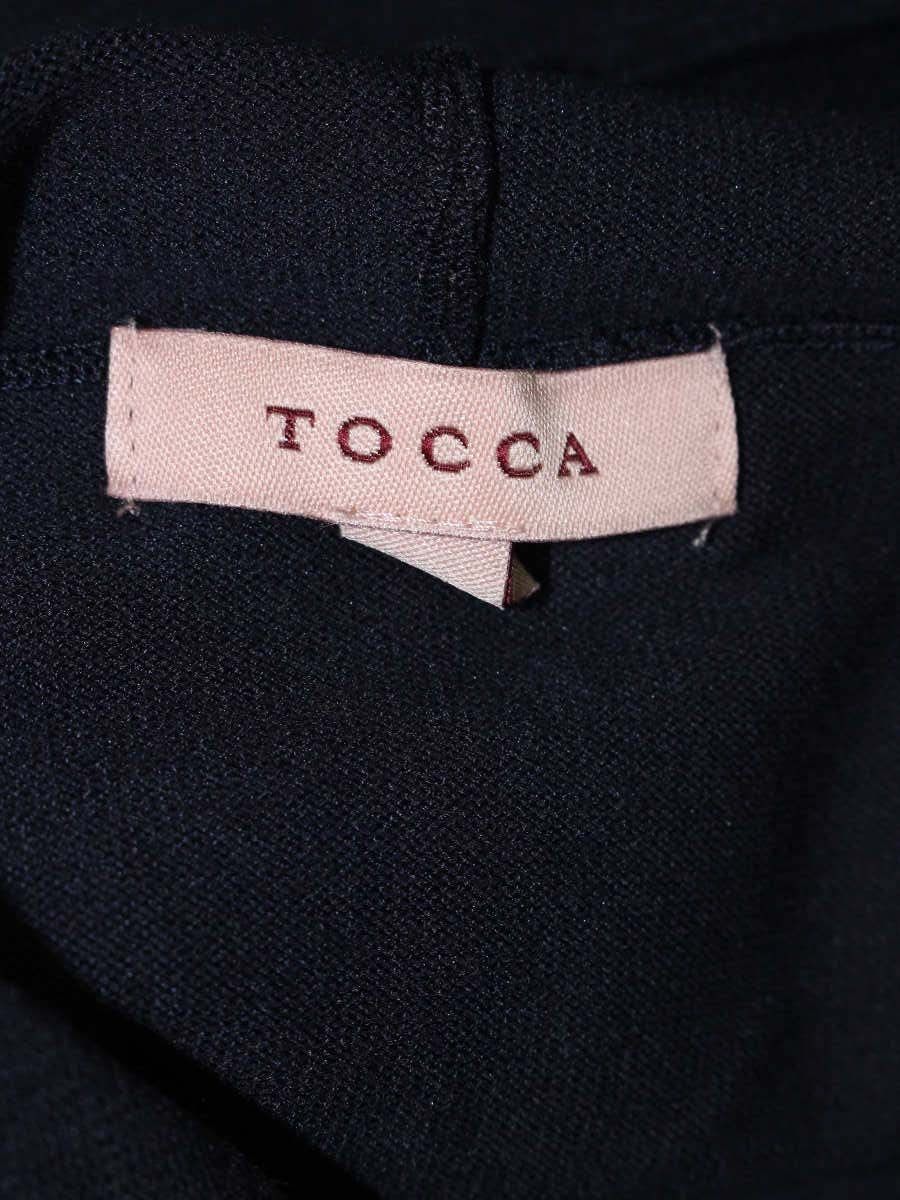 トッカ FLORAL KNIT KRTONS0030 パーカー M ネイビー ニットフーディ ITGCWGWK0JRC 【SALE】