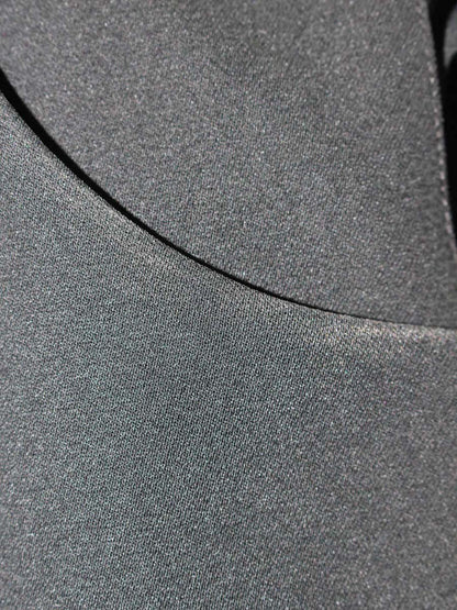 レリタージュ マルティニーク A0326FA ワンピース F ブラック アシンメトリーヘム ノースリーブ ITPUL4S81O2D