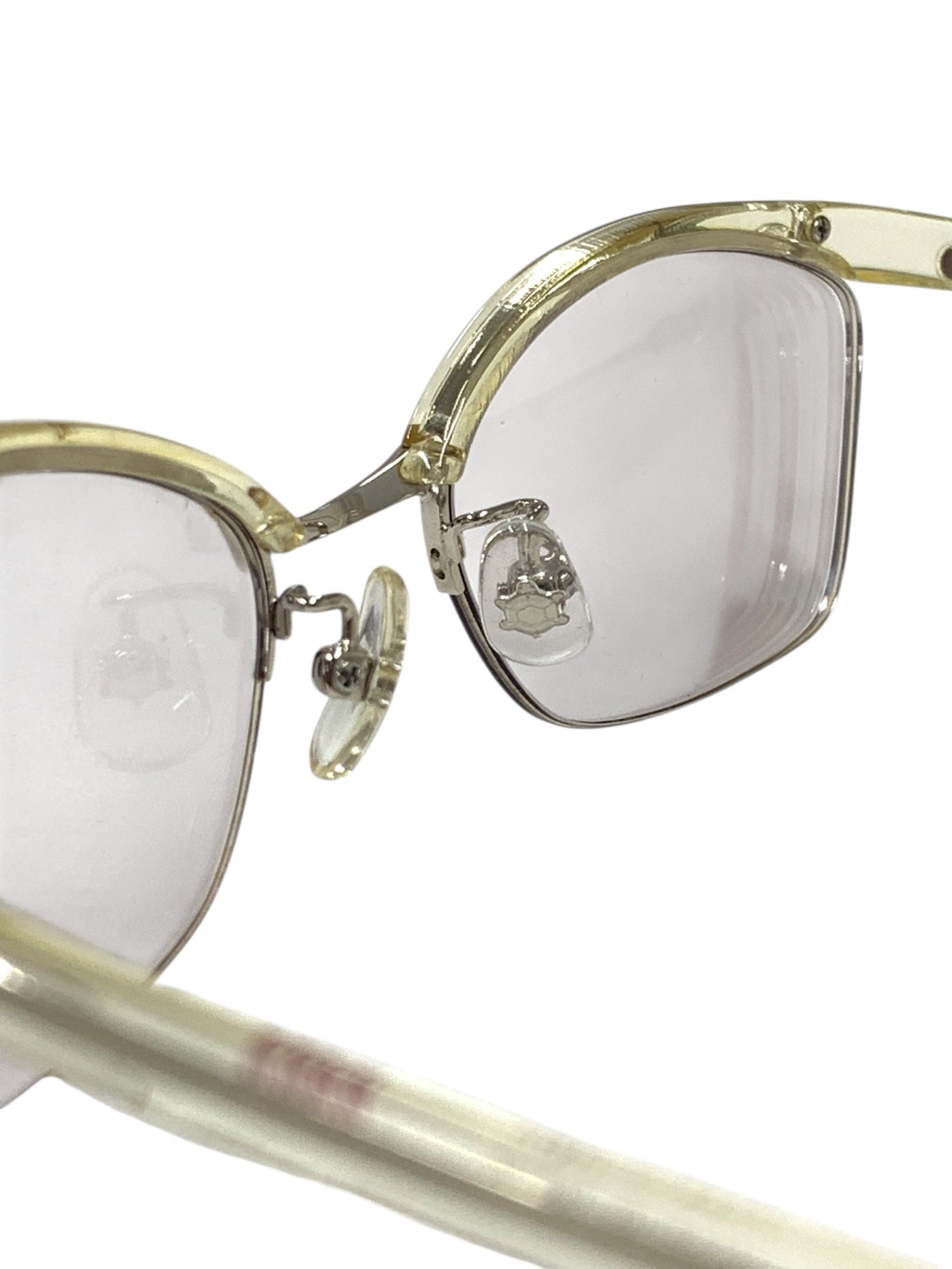 フォーナインズ M-01 メガネ 透明 セルフレーム ハーフリム