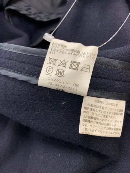 エムズグレイシー 919518 ポンチョ 38 ネイビー 飾りボタン ITKT1LC1XHB4