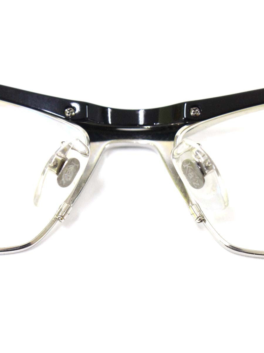 トレミーフォーティエイト APOLLON AP-015 メガネ 眼鏡 シルバー/ブラック アポロン コンビフレーム フルリム スクエア ITXPJTRPUDVC
