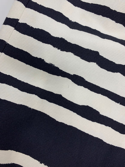 トゥービーシック W5S13-328-05 スカート 40 ネイビー ストライプ ウエストリボン ITK6SK3XE5BW