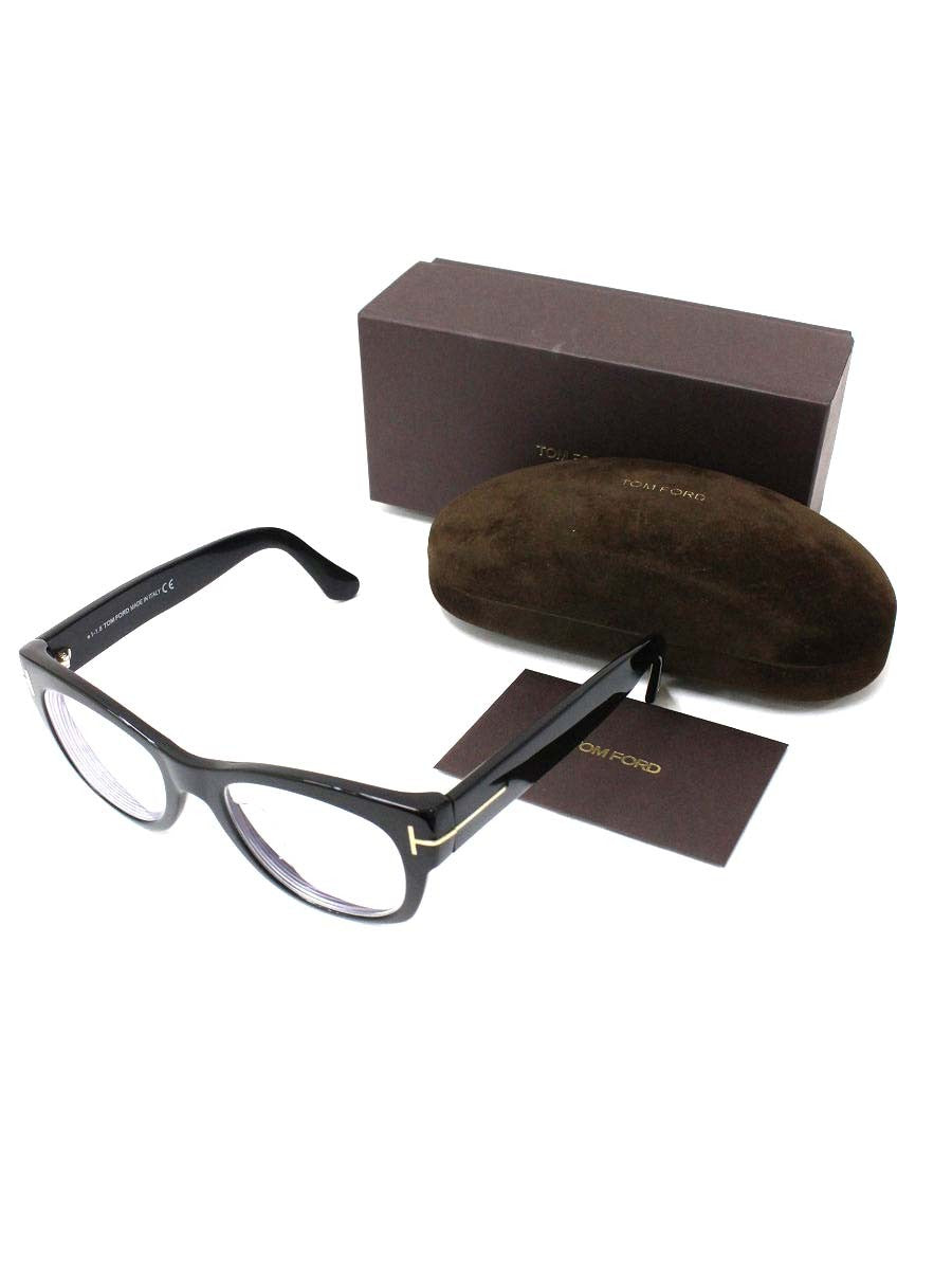 トムフォード TF5040-F 眼鏡 ブラック セルフレーム フルリム ウェリントン IT0QPYOOPEYI