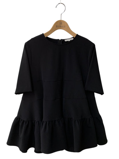 ヨリ YR2221-0685M-2 ブラウス 36 ブラック ITYHHWZVJ3QW