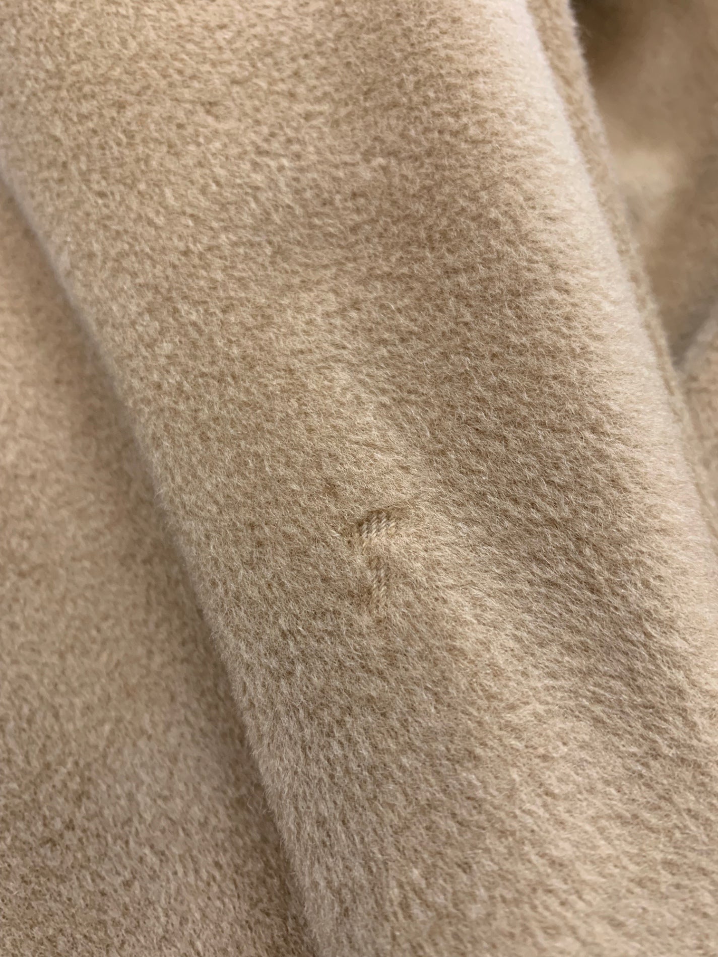 マックスマーラ コート 42 キャメル カシミヤ混 白タグ 50周年限定 ロゴボタン付 ダブルブレスト ITUPF0MUP8VM 【SALE】