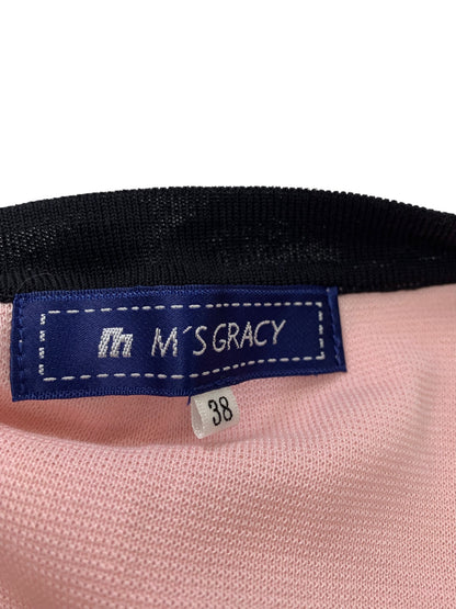 エムズグレイシー 628339 628338 アンサンブル 38 ピンク ニット IT74RZ0KWFIM