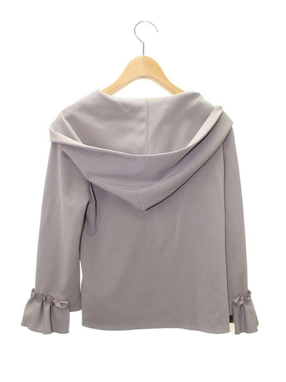 ルネ 5017240 34 ブラウン ダブルジップフリルパーカー ITM1ZK7X0F0O