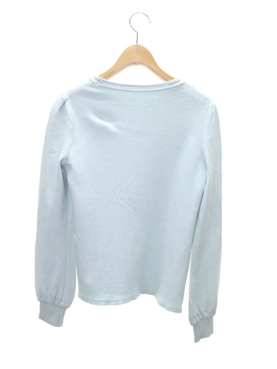 フォクシーブティック Powder Top 39887 ニット セーター 40 ブルー ITIRHPOYJ9X4