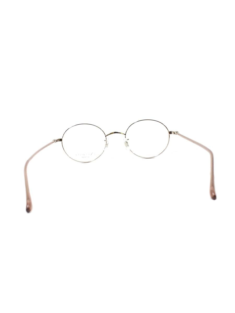アンティミテ INE-1009 メガネ ピンクシルバー/クリーム INTIMITE BY EYEVAN アイヴァン メタルフレーム フルリム ラウンド ITMXCLKBIABK
