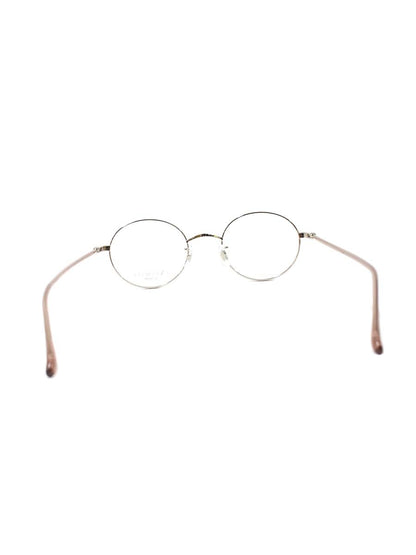 アンティミテ INE-1009 メガネ ピンクシルバー/クリーム INTIMITE BY EYEVAN アイヴァン メタルフレーム フルリム ラウンド ITMXCLKBIABK