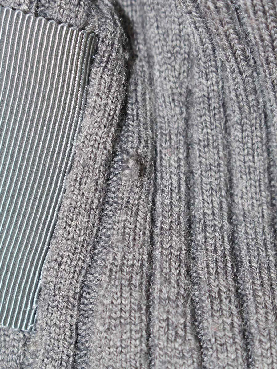 エムズグレイシー 218621 ニット セーター 38 グレー ウール混 ITQXWLXI8RA0