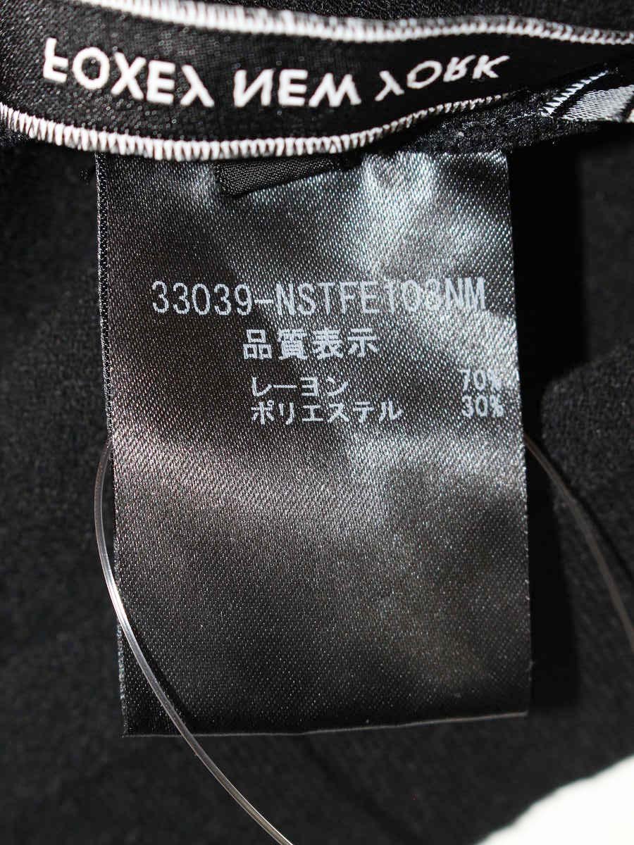 フォクシーニューヨーク ミューズトップス 33039 カットソー 40 ブラック ITOENQ7JN6F0