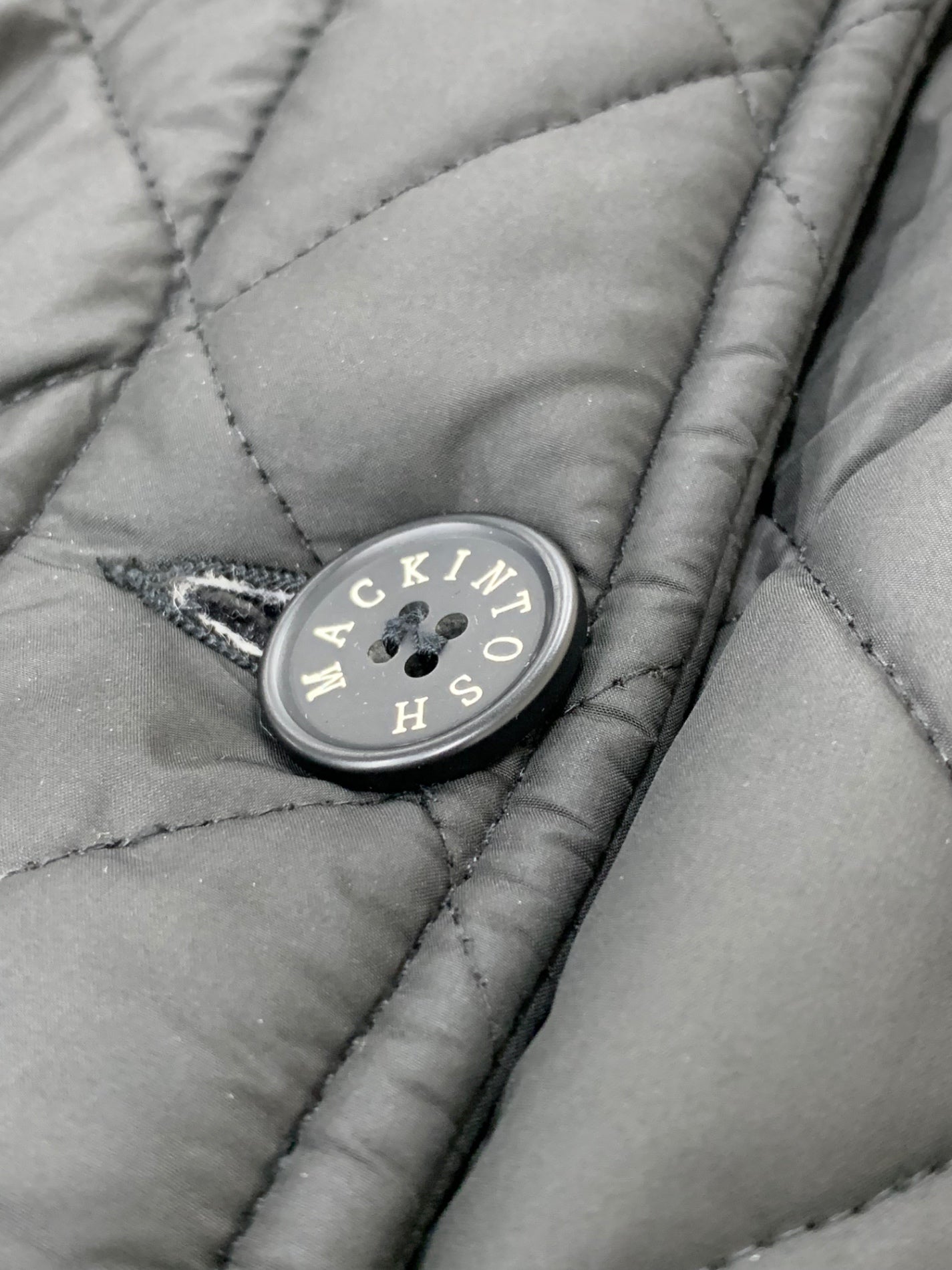 マッキントッシュ コート 36 ブラック キルティング ボア IT8ALRXNVSGW