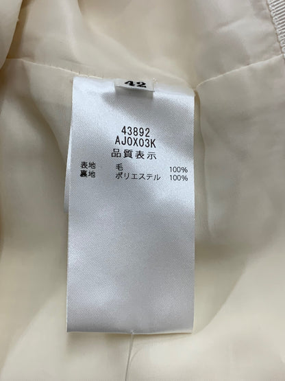 フォクシーブティック 43892 ジャケット 42 アイボリー ノーカラー IT88HCR1B0M8