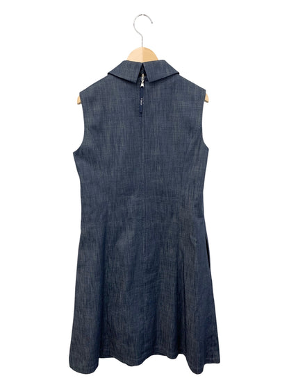 フォクシーニューヨーク Brilliante Dress ブリリアント ドレス 41681 ワンピース 38 ネイビー デニム ビジュー ITSHB2ISFSSO