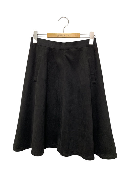 エムズグレイシー Suede Skirt 817562 スカート 40 ブラック ITTQXI0QTXXL