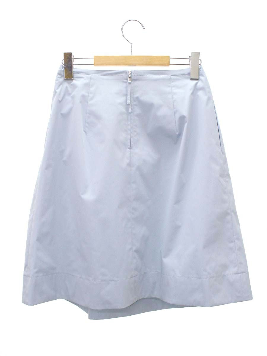 フォクシーニューヨーク 26548 スカート 40 ブルー リボンパフ ITPD0U5ZVJBM 【SALE】