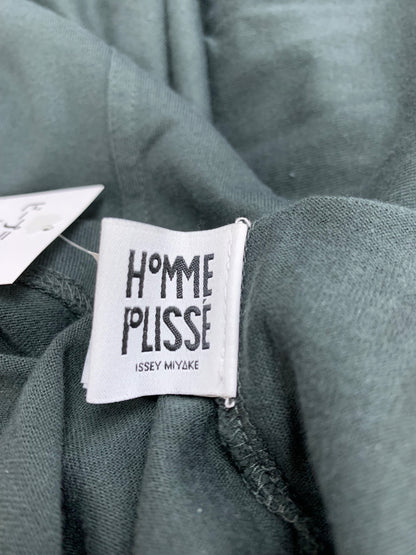 オムプリッセイッセイミヤケ HP23JK100 ロングTシャツ 2 グリーン モックネック スティーブジョブズ ITWA2VBED8MW 【SALE】