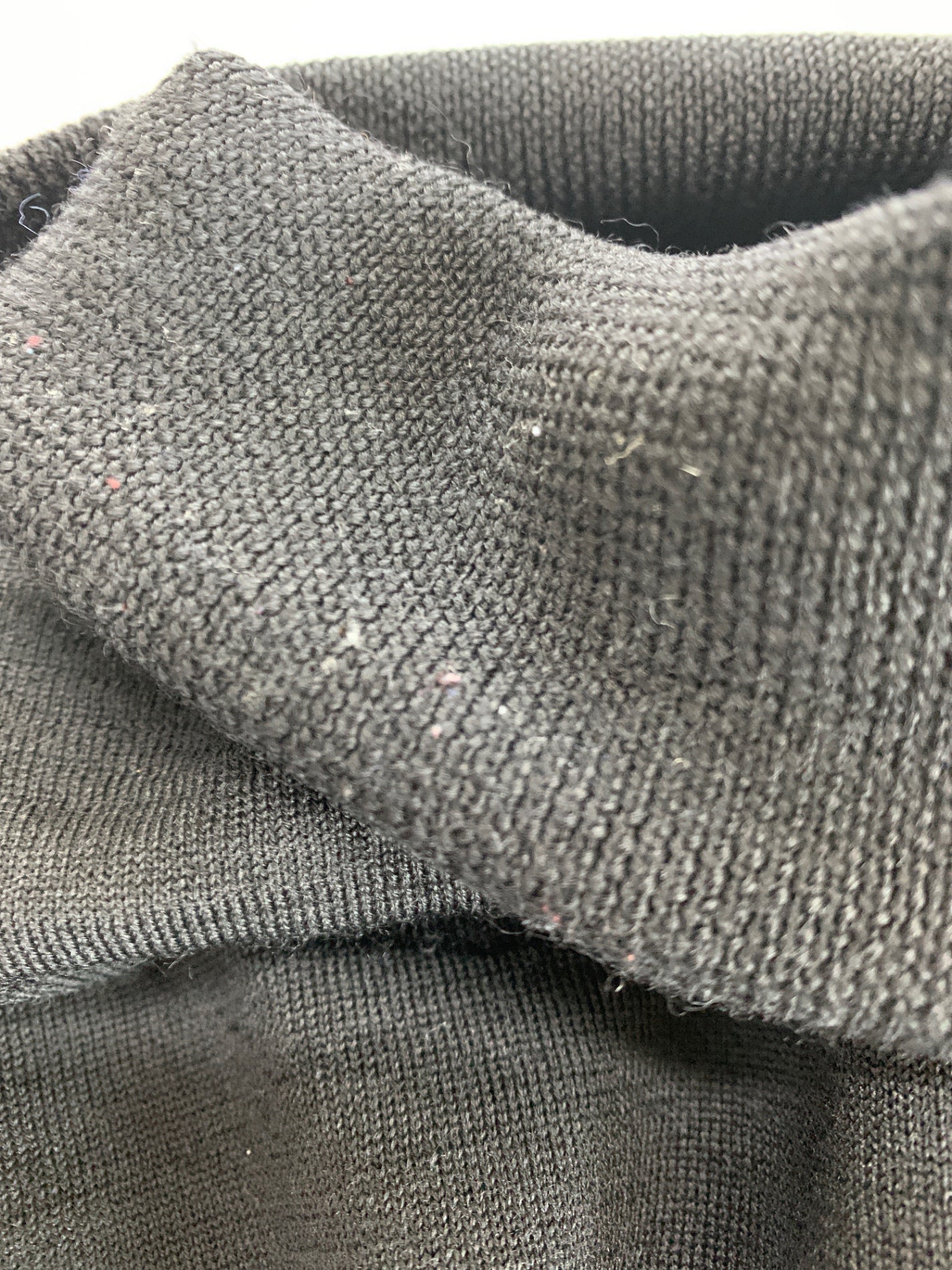 美品✨イッセイミヤケメン　厚手ウールニット　M ダークグレー　長袖　アーカイヴ 美品✨イッセイミヤケメン 厚手ウールニット M ダークグレー