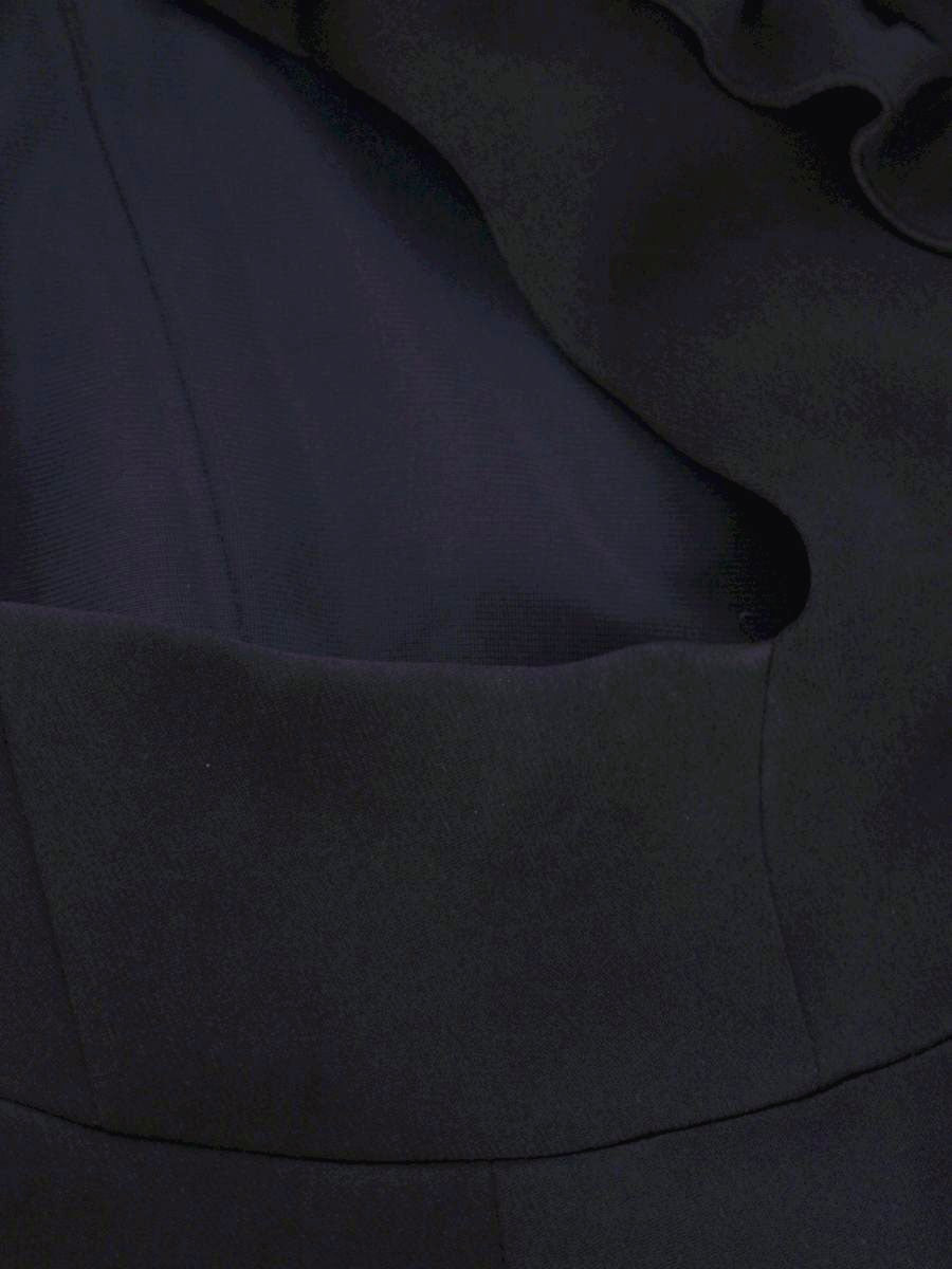 ルネ 6726320 ワンピース 38 ネイビー フリル リボン IT5CFRGY6GO0 【SALE】