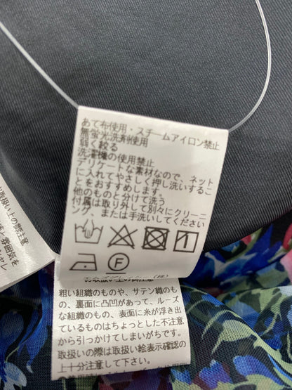 エムズグレイシー 511121 ワンピース 38 ブラック シースルー フラワー ITQC7G9I8FM4 【SALE】