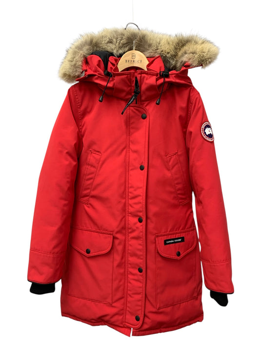 カナダグース TRILLIUM PARKA トリリウムパーカ 6660LA コート S レッド コヨーテファー IT5J40WL1IOM